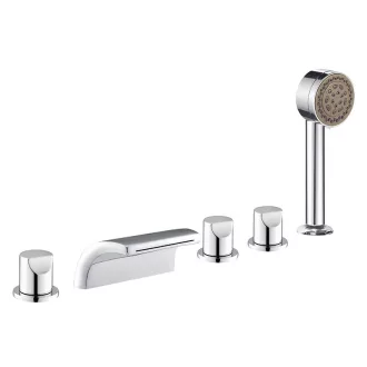   Kádperemre szerelhető csaptelep, Wellis Retro kád szett WK00117