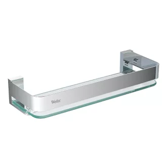 Üveg-fém polc, Wellis Capri WE00130