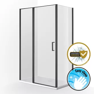 Zuhanykabin, Wellis Triton Black 120x80x190 WC00480