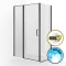Zuhanykabin, Wellis Triton Black 120x80x190 WC00480