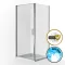 Zuhanykabin, Wellis Quadrum 90x90x190 szögletes  WC00482