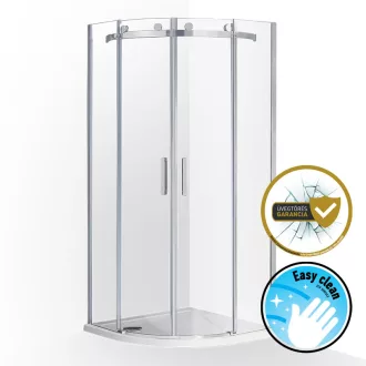 Zuhanykabin, Wellis Virgo 90x90x195 cm íves  WC00476