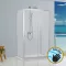 Wellis Premier fix oldalfal zuhanyfalhoz 90cm - Easy Clean bevonattal WC00518
