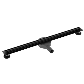   Padlóösszefolyó, Wellis WE00155 W-Drain Onyx Slim 70 zuhanyfolyóka matt fekete