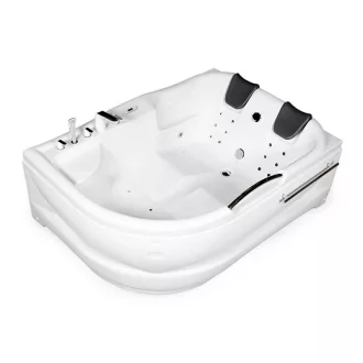   Hidromasszázs kád, Wellis WK00005-5 Dublo E-Driv TOUCH Retro csapteleppel, jobbos