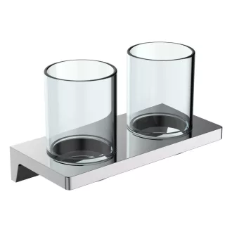 Pohártartó, Wellis WE00164 Mamba Chrome dupla pohártartó