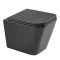 WC, Wellis WF00185 Aurora Black tornado ultracsendes fali rimless WC matt fekete