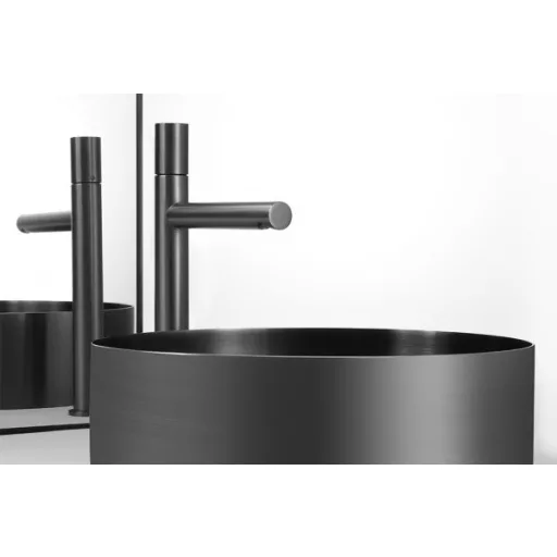 Mosdó, Wellis Marigold pultra építhető mosdó, gun grey 40x12,5 cm WB00557