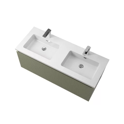 Alsó szekrény, Wellis Varna 120 mosdószekrény, halvány bambuszzöld WB00562