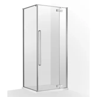   Zuhanykabin, Wellis Mika zuhanykabin, szálcsiszolt grafitszürke 90x90 WC00567