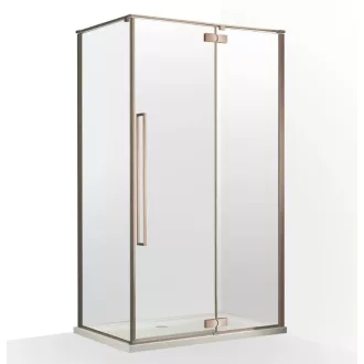   Zuhanykabin, Wellis Mika zuhanykabin, szálcsiszolt rozéarany 120x90 WC00572