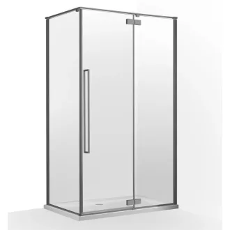   Zuhanykabin, Wellis Mika zuhanykabin, szálcsiszolt grafitszürke 120x90 WC00570