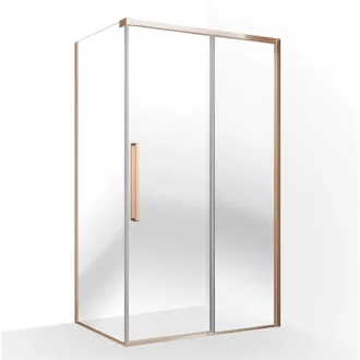   Zuhanykabin, Wellis Clara zuhanykabin, szálcsiszolt rozéarany 120x90 WC00575