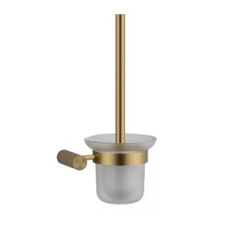   WC kefe tartó, Wellis Ischia fali wc kefe tartó brushed gold WE00208
